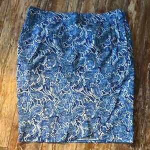 Ripskirt Hawaii Blue Floral Skirt